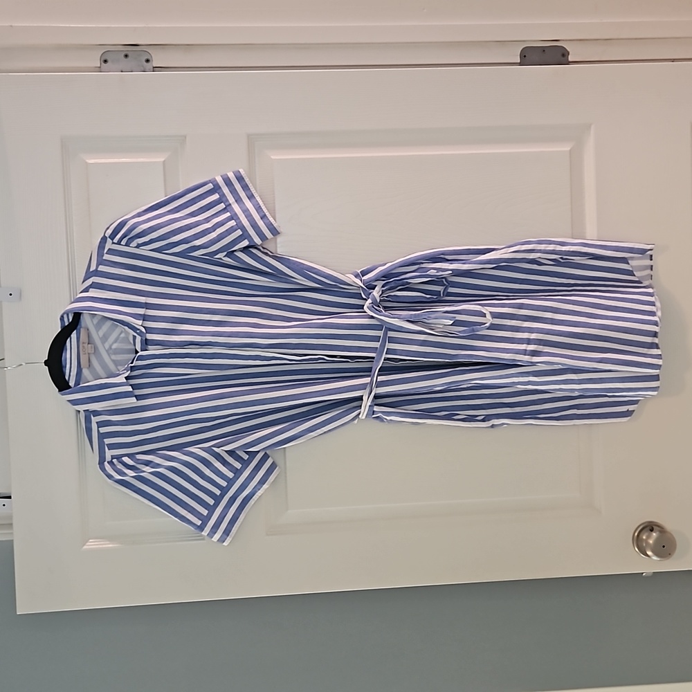 Loft striped dress Size LT